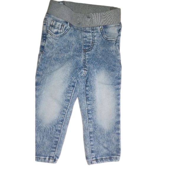 Wonder Nation light wash blue jeans 18M - Picture 2 of 4